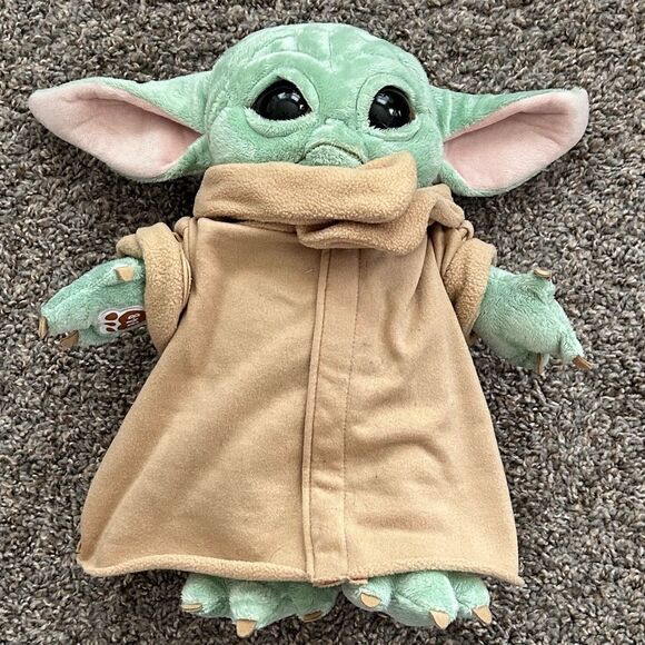Build-A-Bear Star Wars Mandalorian Baby Yoda Grogu Plush The Child 14” with Robe - Picture 1 of 9